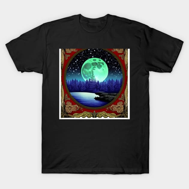 A dark fantasy realm T-Shirt by Love of animals